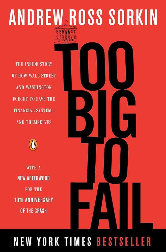 Too Big to Fail – Andrew Ross Sorkin könyvborító