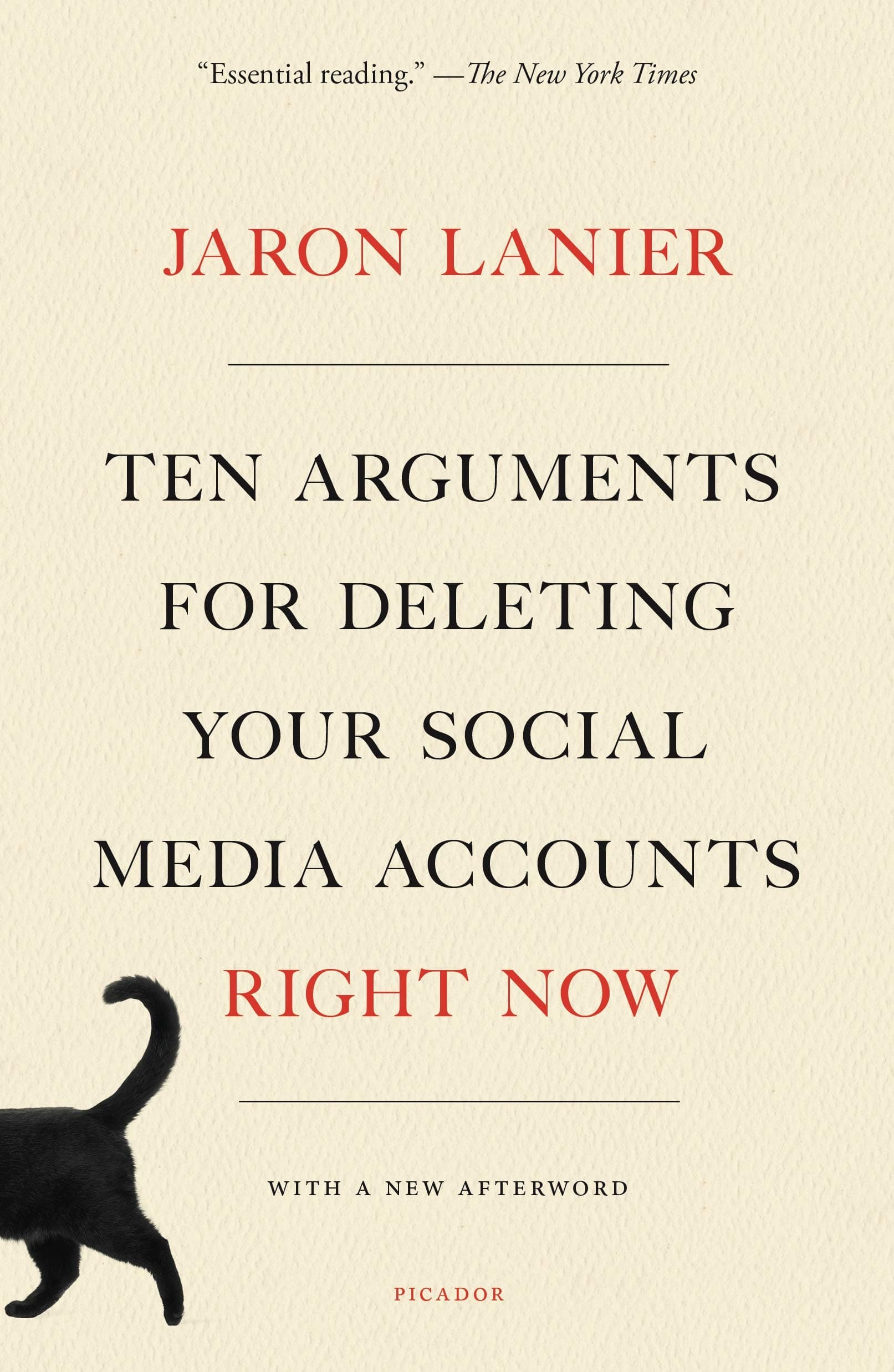 10 Arguments for Deleting Your Social Media Account – Jaron Lanier könyvborító