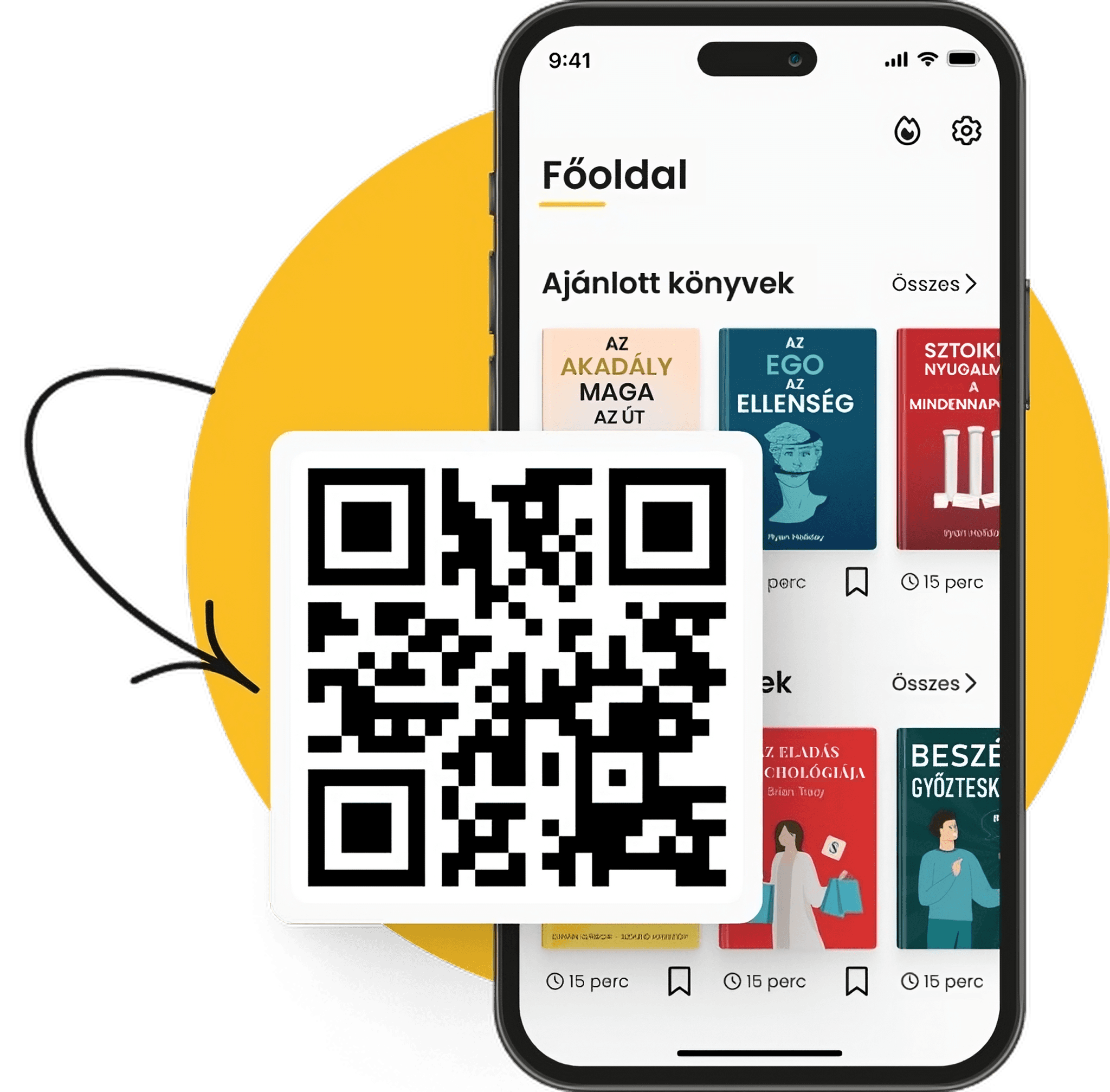mobil applikáció qr kód