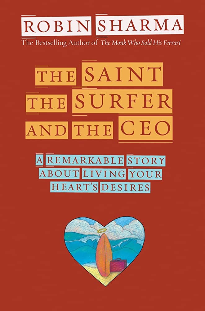 The saint, the surfer, the leader – Robin Sharma könyvborító