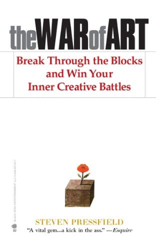 The war of art – Steven Pressfield könyvborító