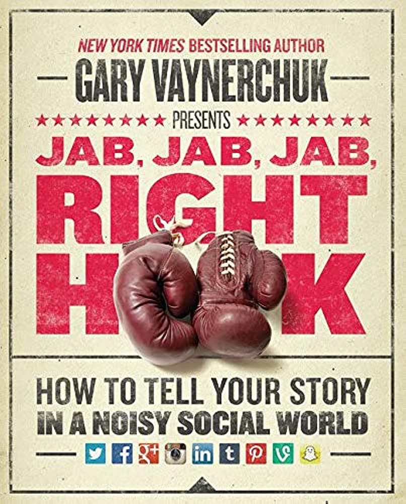 Jab, jab, jab, right hook – Gary Vaynerchuk könyvborító