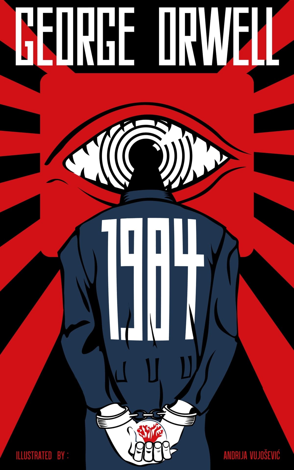 1984 – George Orwell könyvborító