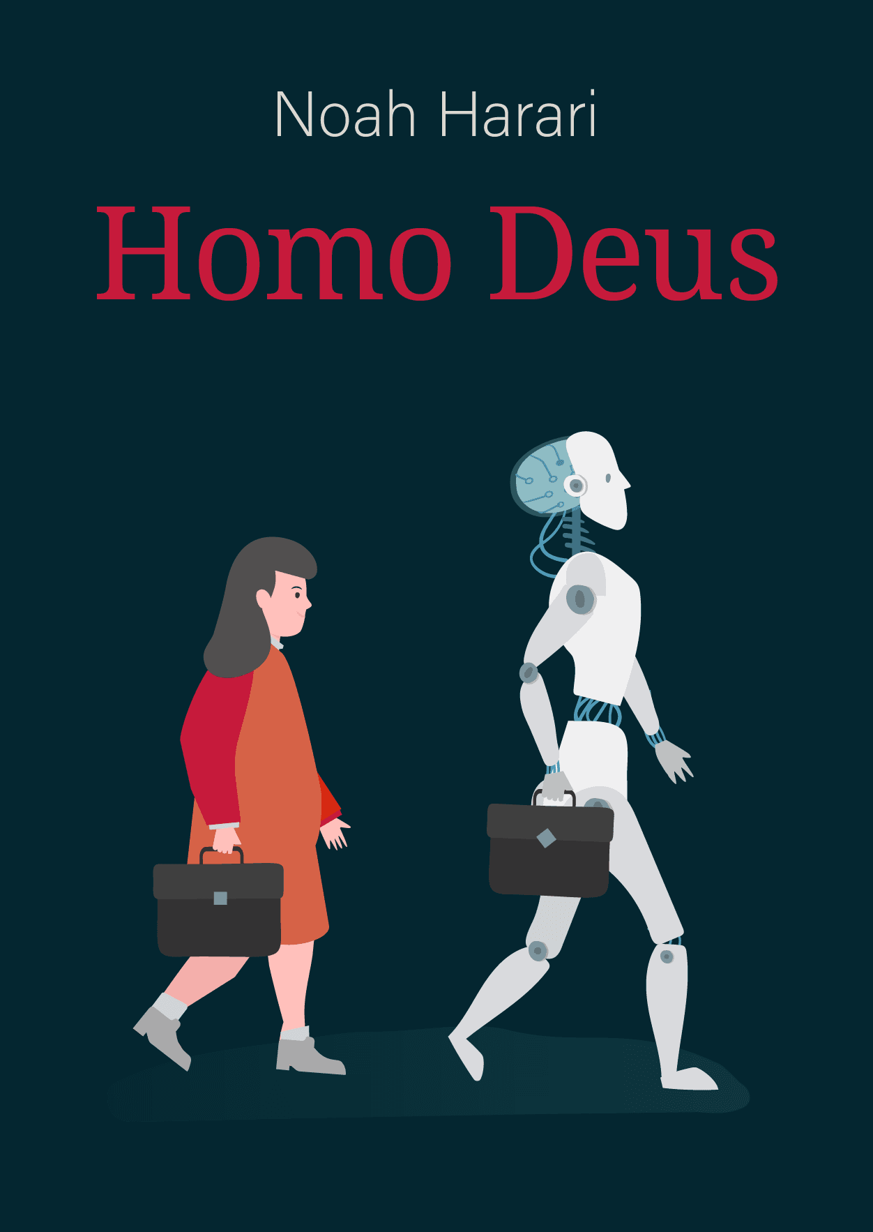 Homo Deus – Yuval Noah Harari könyvborító