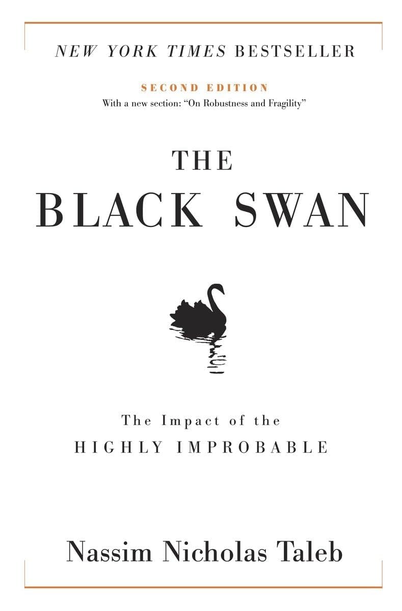 The Black Swan – Nassim Nicholas Taleb könyvborító