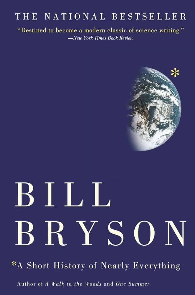 The Short History of Nearly Everything – Bill Bryson könyvborító