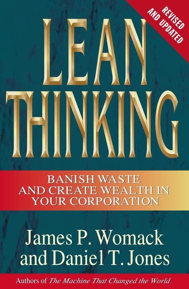 Lean Thinking – James P. Womack, Daniel T. Jones könyvborító