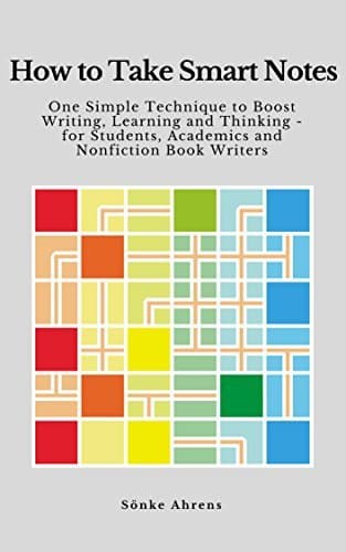 How to Take Smart Notes – Sönke Ahrens könyvborító