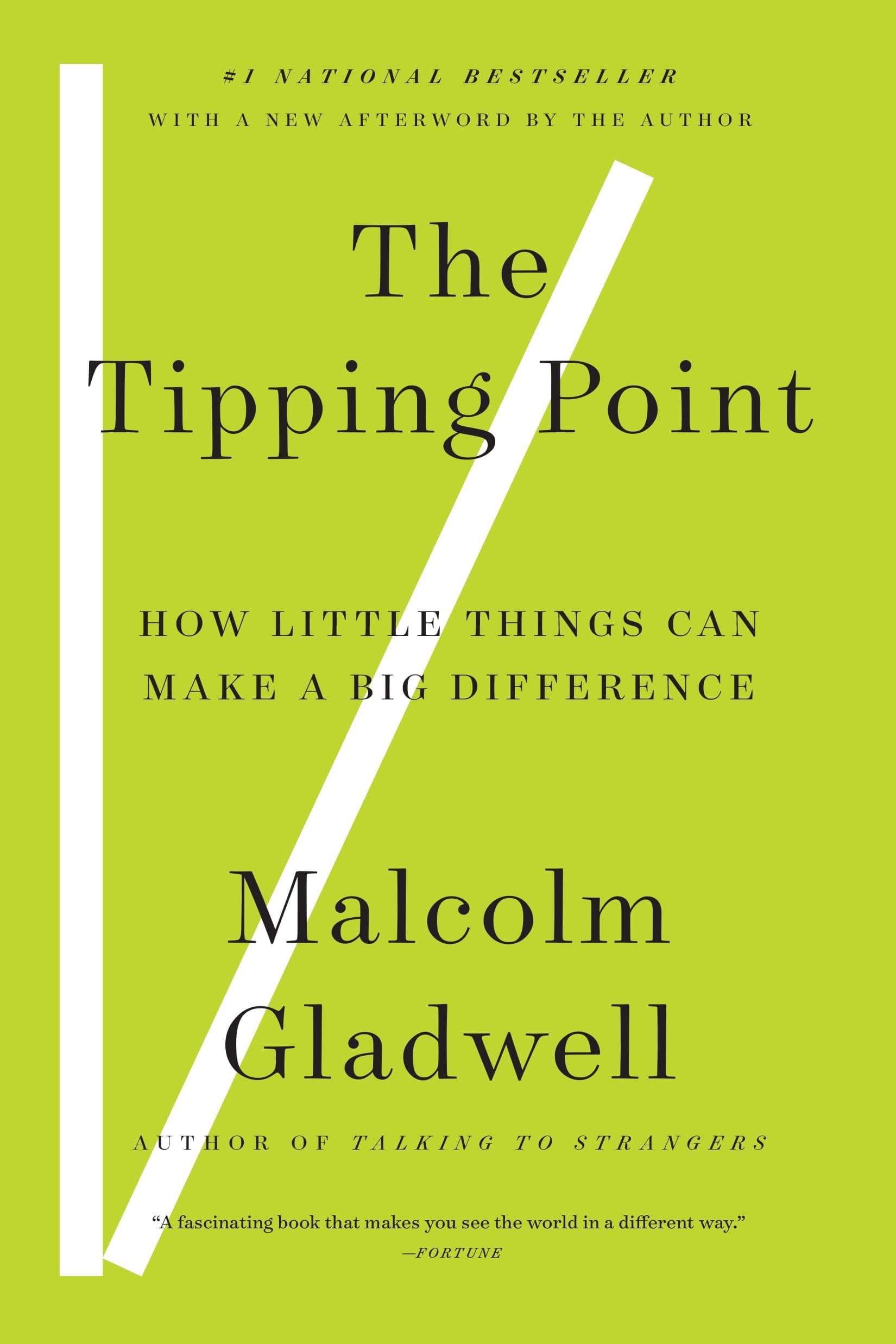 The Tipping Point: How Little Things Can Make a Big Difference – Malcolm Gladwell könyvborító