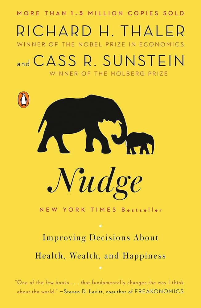 Nudge – Richard H. Thaler, Cass R. Sunstein könyvborító