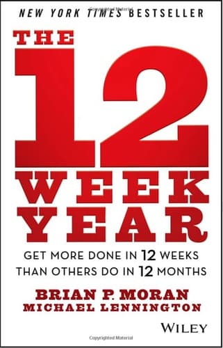 The 12 Week Year – Brian P. Moran, Michael Lennington könyvborító