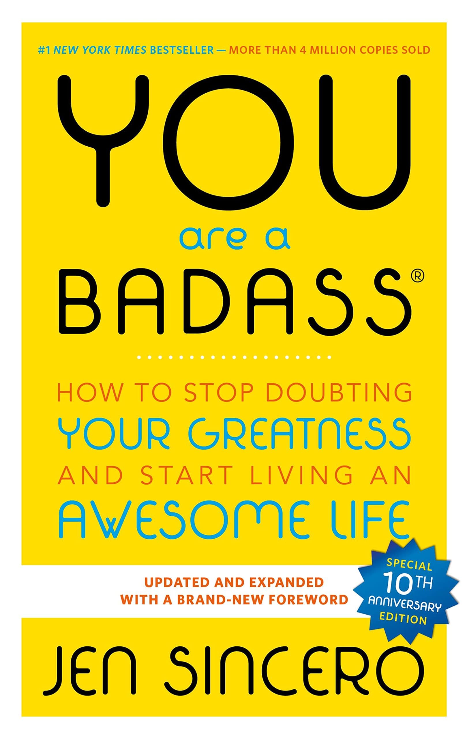 You are a Badass – Jen Sincero könyvborító