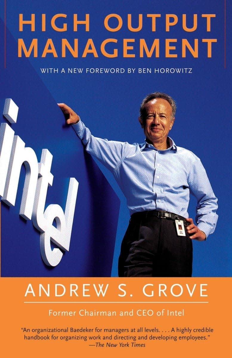 High Output Management – Andrew S. Grove könyvborító