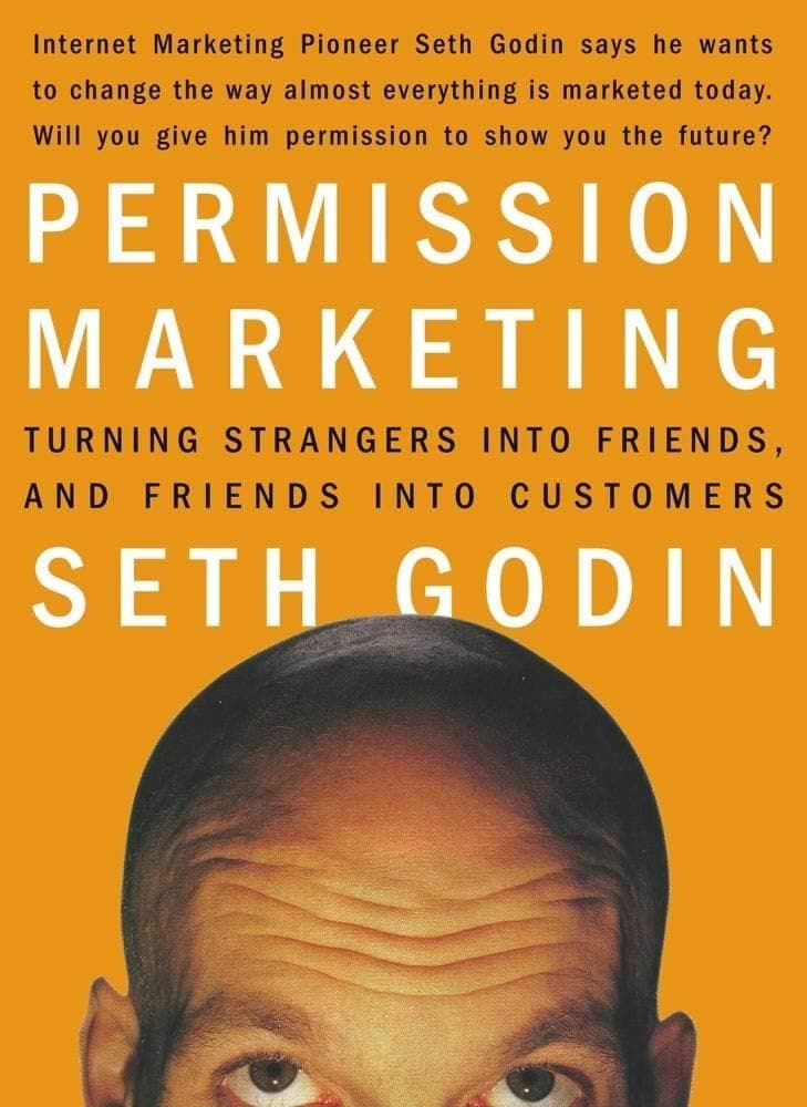 Permission Marketing – Seth Godin könyvborító
