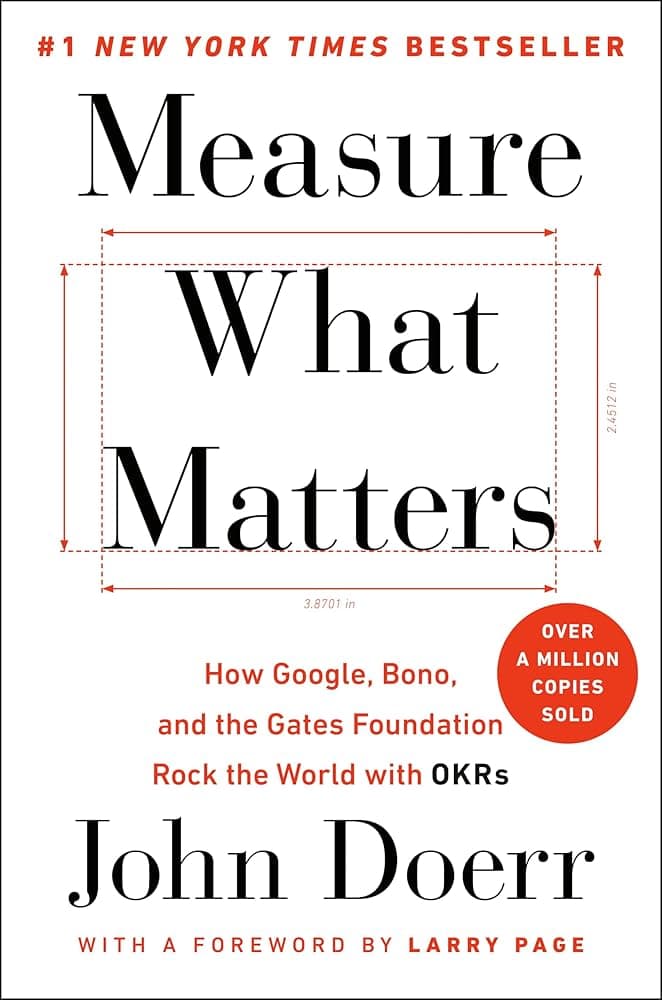Measure what matters – John Doerr könyvborító