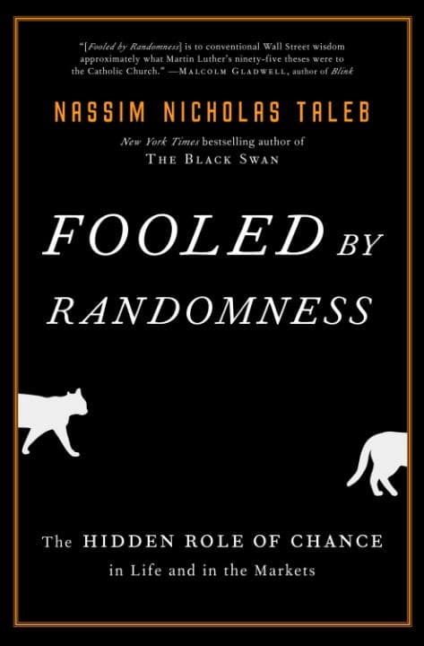 Fooled by Randomness – Nassim Nicholas Taleb könyvborító