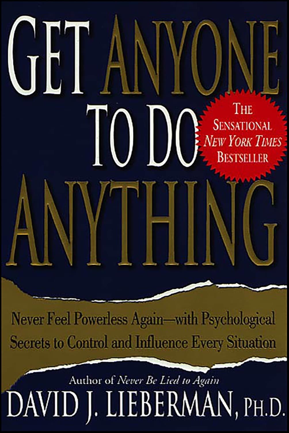 Get Anyone to Do Anything – Dr. David J. Lieberman könyvborító