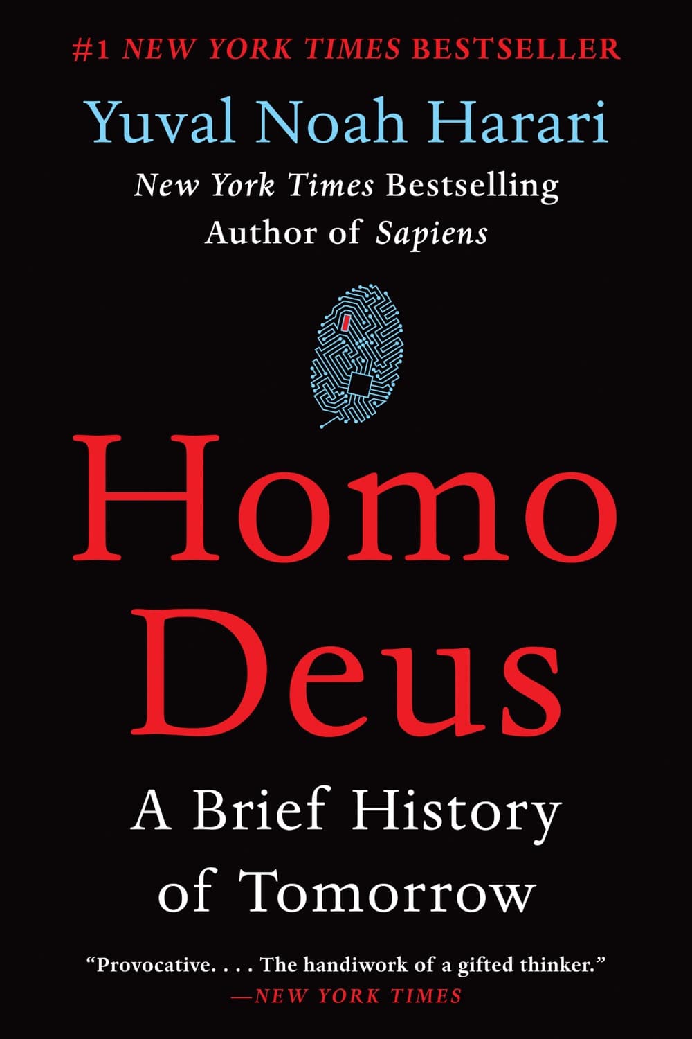 Homo Deus – Yuval Noah Harari könyvborító