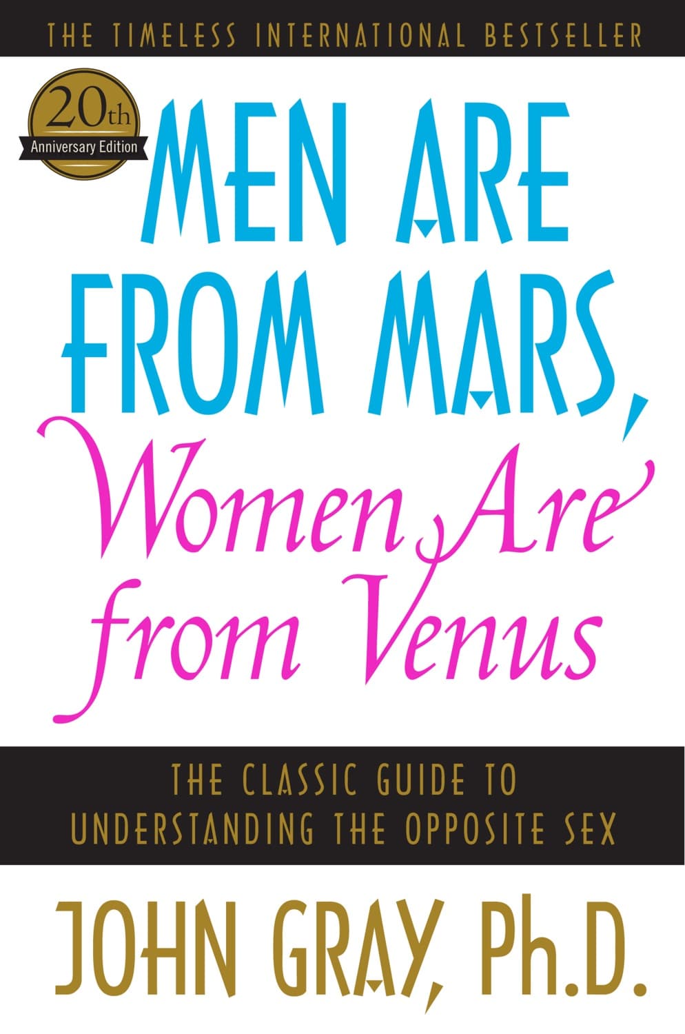 Men Are from Mars, Women Are from Venus – John Gray könyvborító