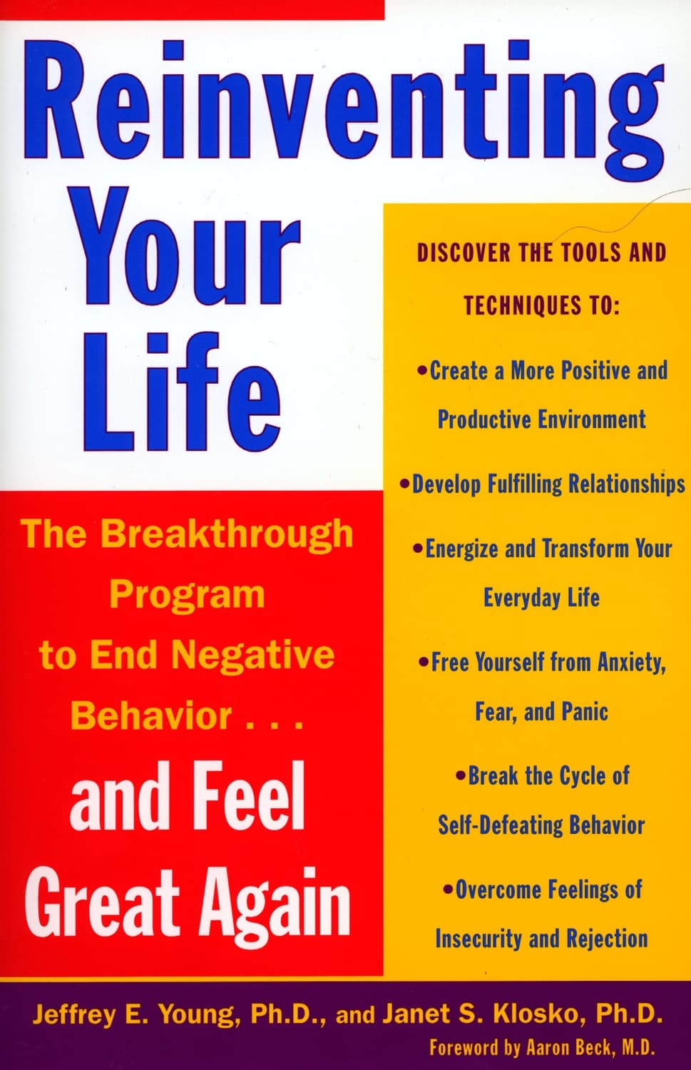 Reinventing Your Life – Jeffrey E. Young könyvborító