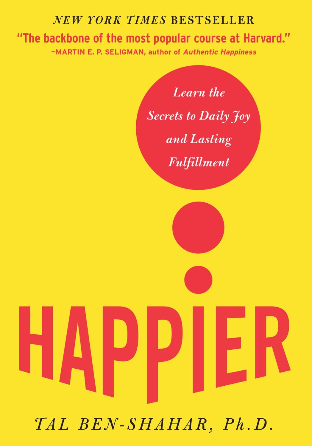 Happier – Tal Ben-Shahar könyvborító