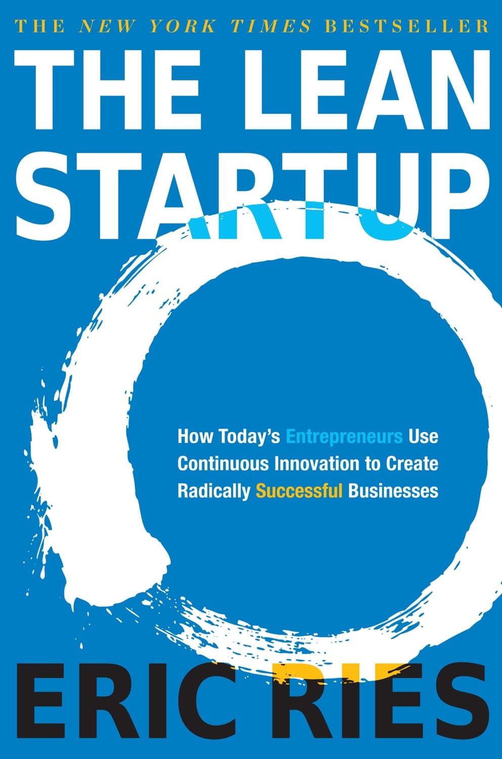 The Lean Startup – Eric Ries könyvborító