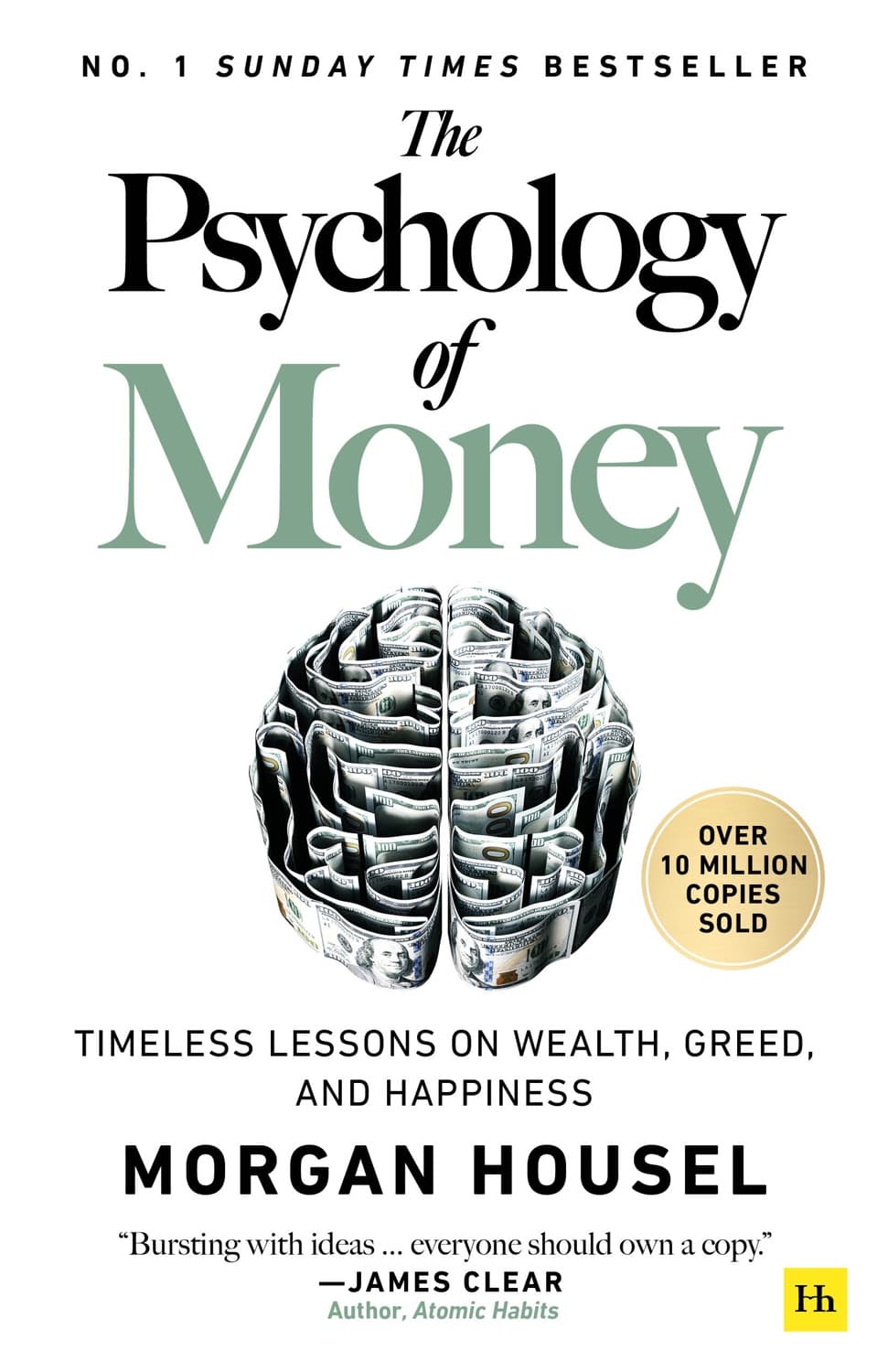 The Psychology of Money – Morgan Housel könyvborító