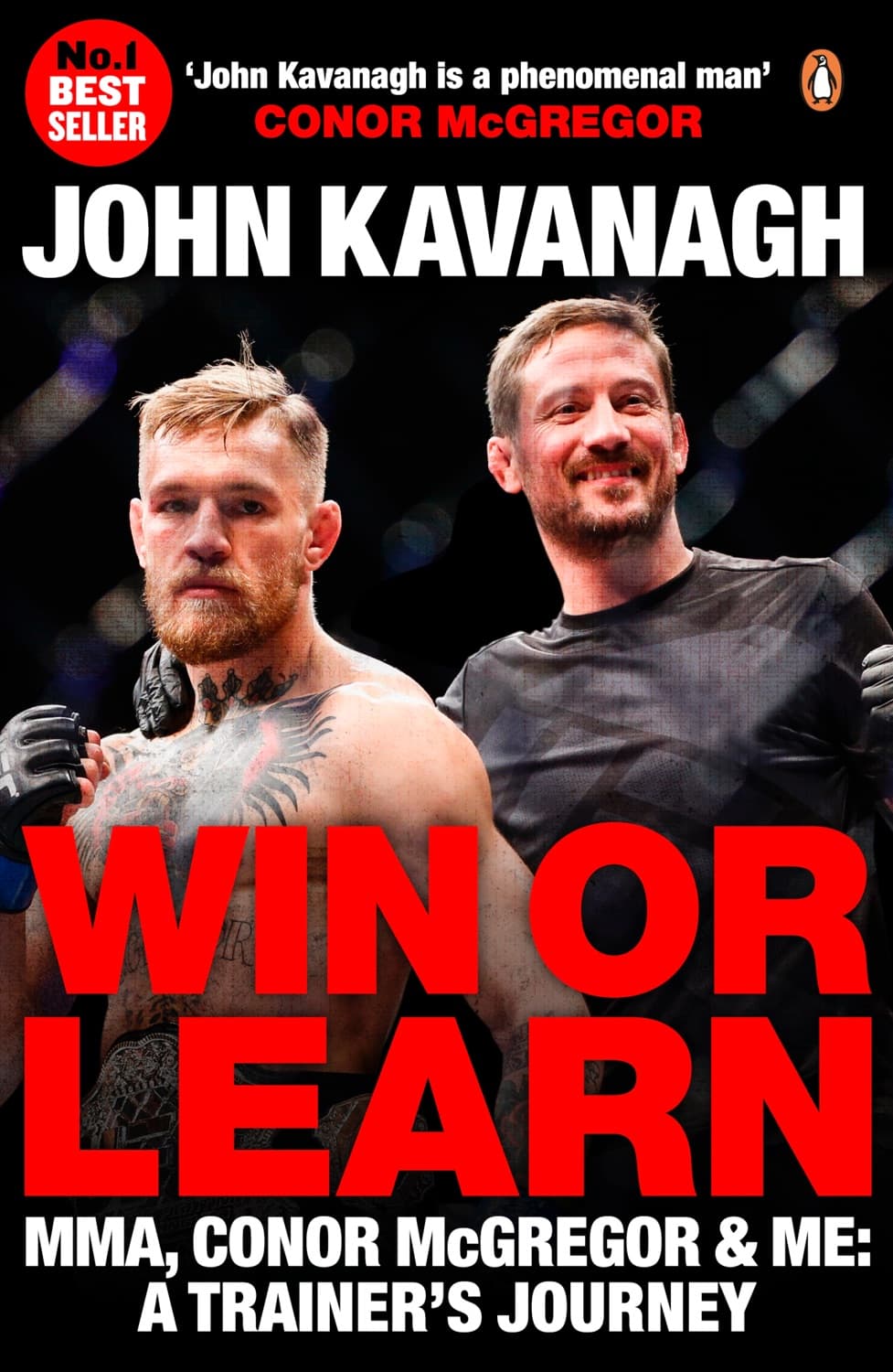 Win or Learn – John Kavanagh könyvborító