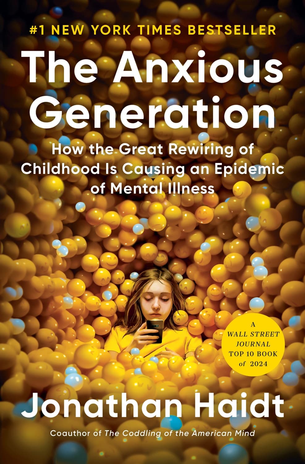 A szorongó generáció – Jonathan Haidt könyvborító