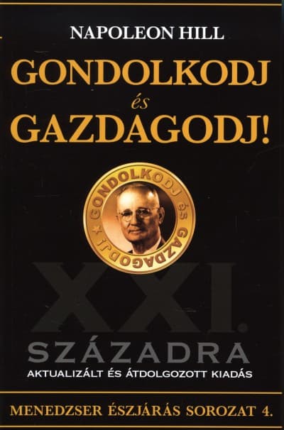 Gondolkodj és gazdagodj – Napoleon Hill könyvborító