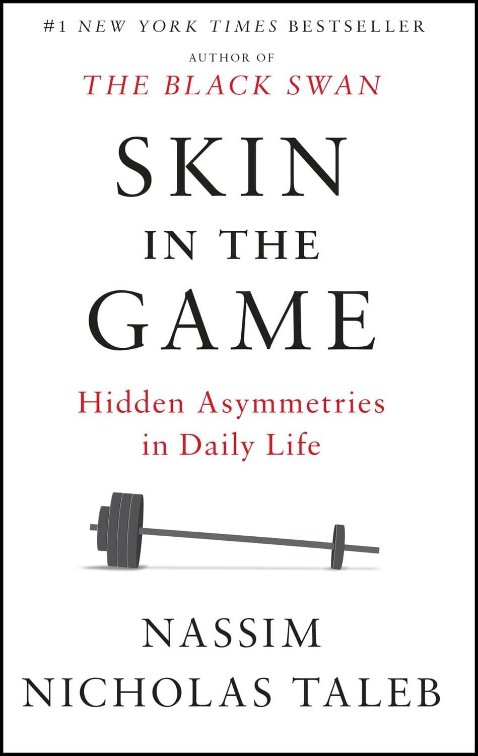 Skin in the Game – Nassim Taleb könyvborító