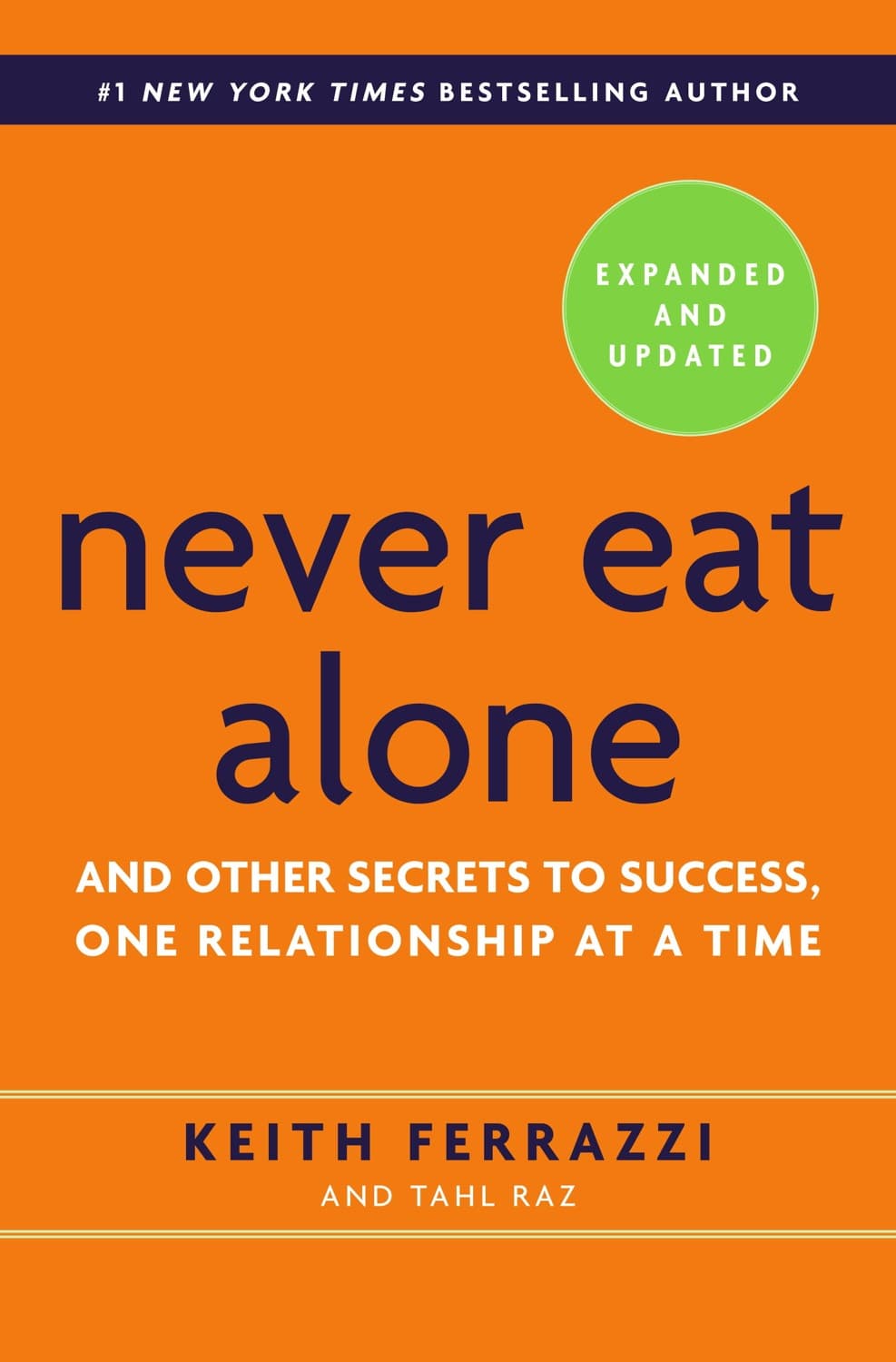 Never Eat Alone – Keith Ferrazzi könyvborító