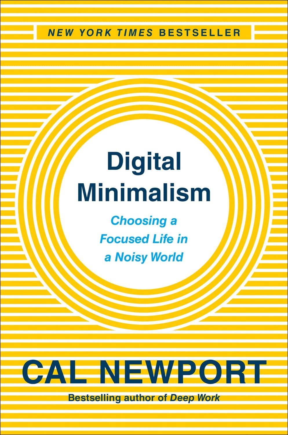 Digitális minimalizmus – Cal Newport könyvborító
