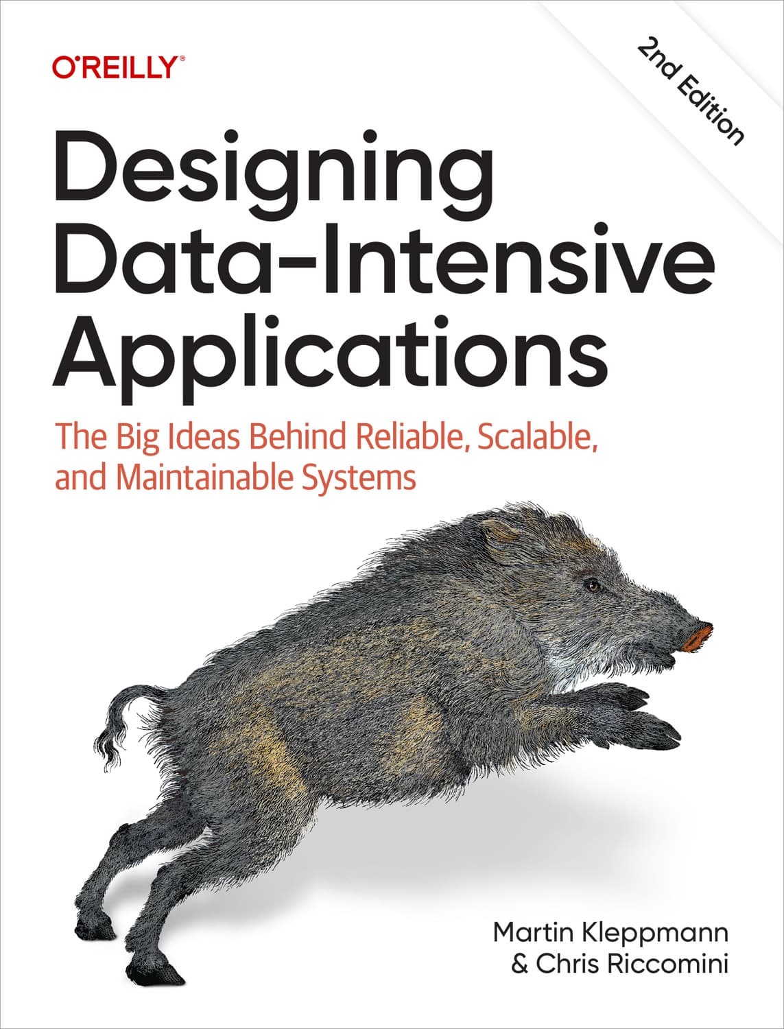 Designing Data-Intensive Applications, 2nd Edition – Martin Kleppmann & Chris Riccomini könyvborító