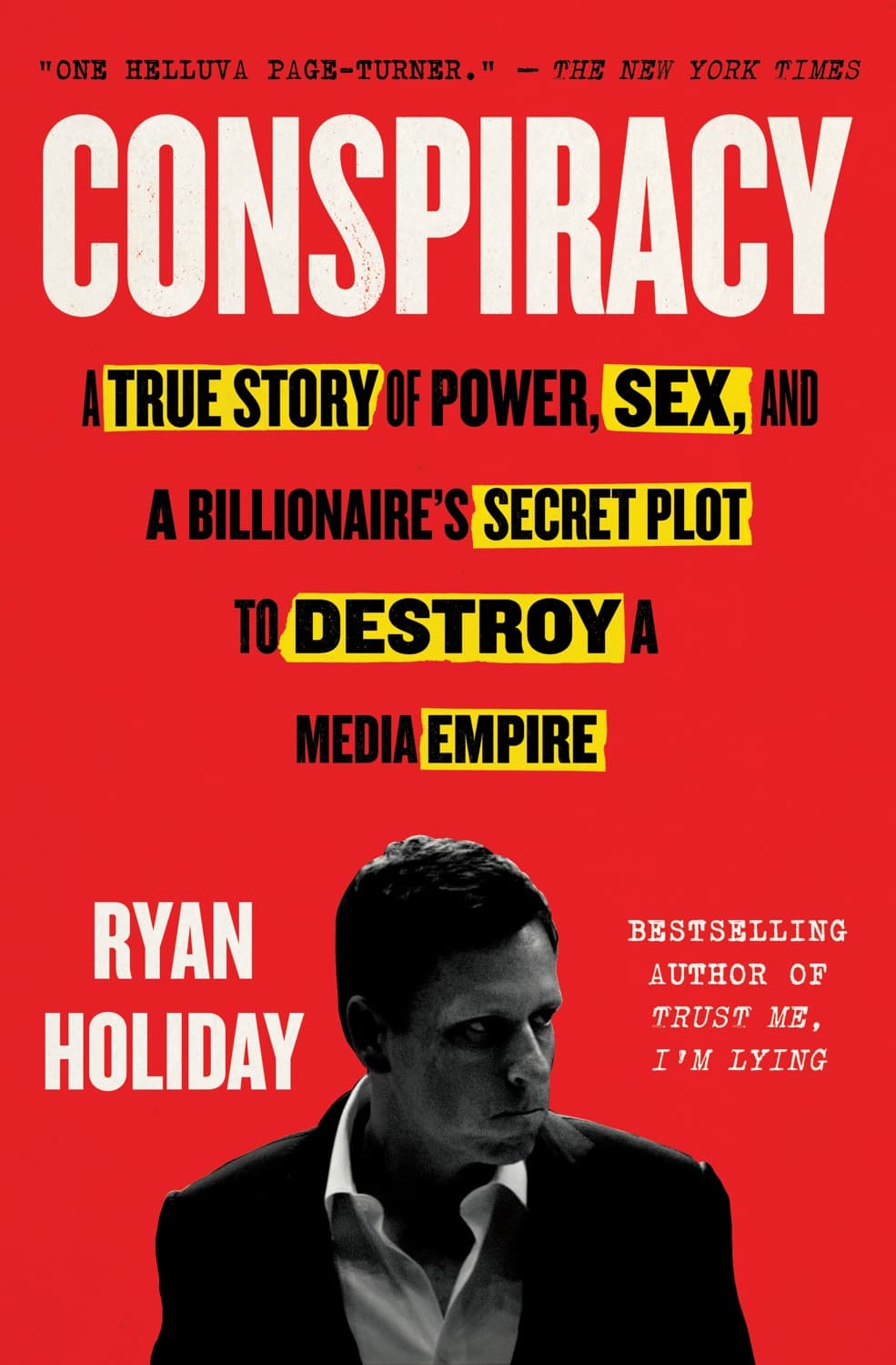 Összeesküvés – Ryan Holiday könyvborító