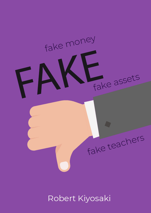 Hamis – Robert Kiyosaki könyvborító